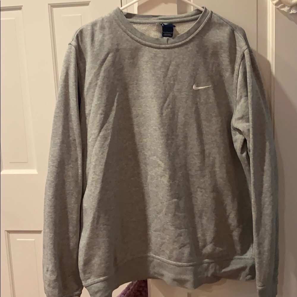 Light grey Nike crew neck